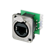 Neutrik NE8FDV-YK-D панельный разъем RJ45 , вертикальная установка под зажим провода упаковка 100 шт